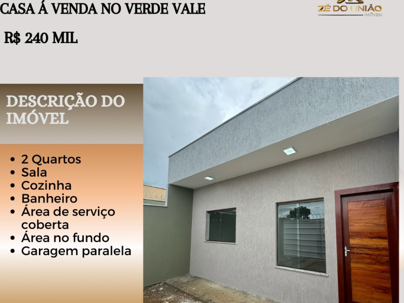 Linda casa à venda no Verde Vale!!