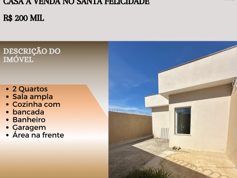 Excelente casa à venda no Santa Felicidade!