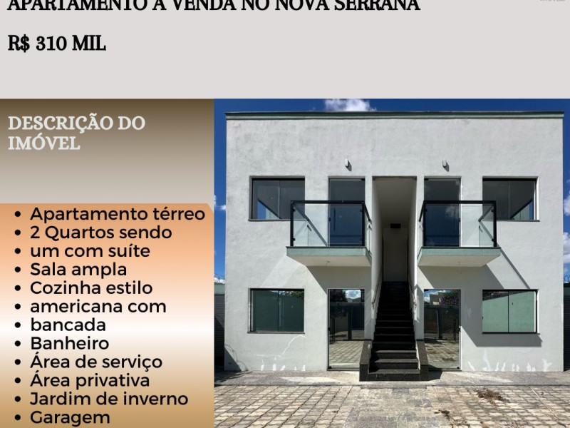 Excelente apartamento á venda Nova Serrana!