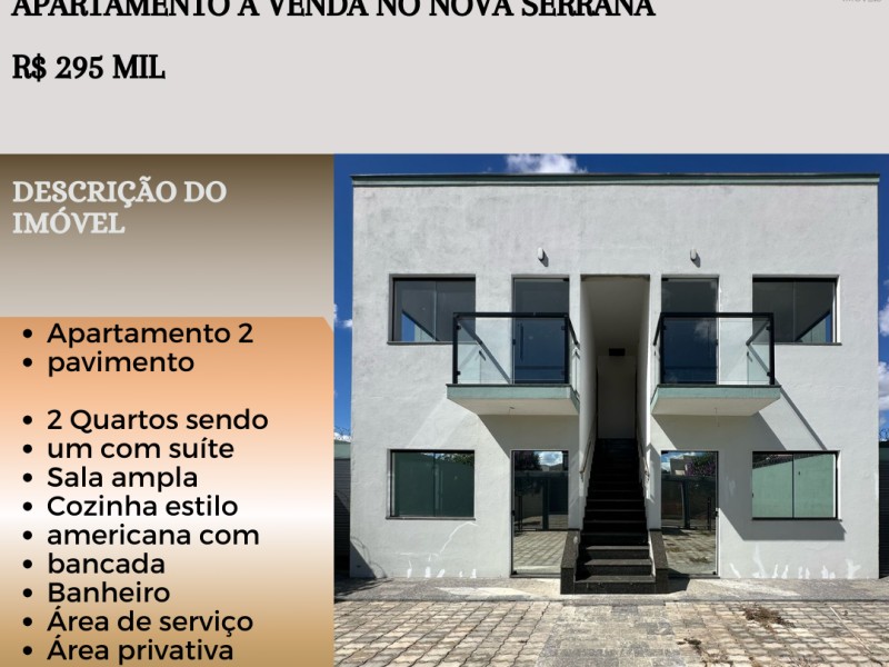 Excelente apartamento á venda Nova Serrana!  