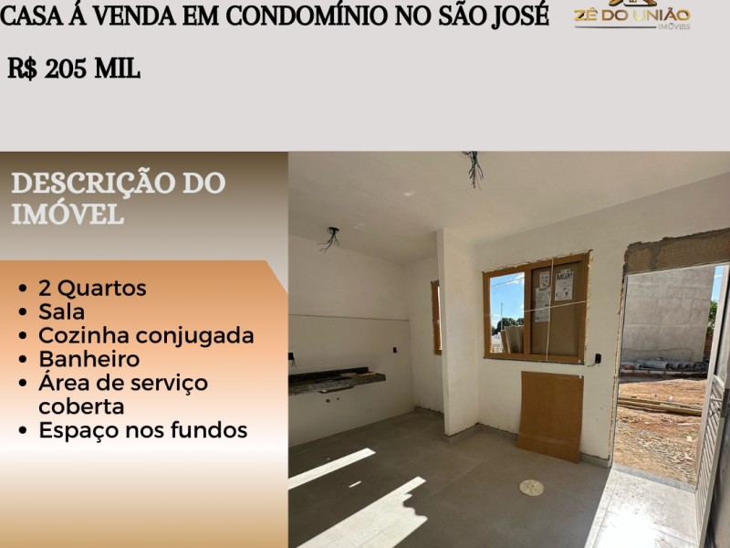 Ótima casa à venda em condomínio no São José